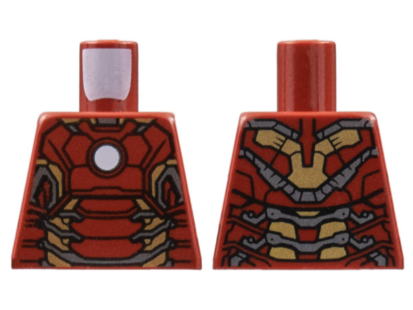 Torso Armor with White Circle and Gold Plates (Mark 43) Pattern