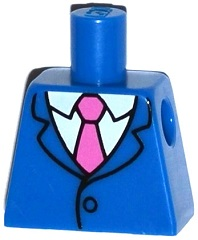 Torso Simpsons Jacket, White Shirt and Dark Pink Tie Pattern