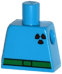 Torso Simpsons Green Belt and Purple Radioactivity Warning Pattern