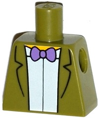 Torso Simpsons Jacket, White Shirt and Purple Bow Tie Pattern