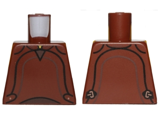 Torso SW Naboo Security Guard Leather Vest Pattern