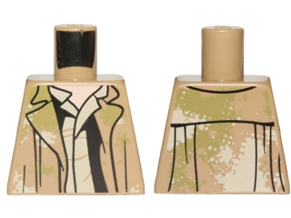 Torso Camouflage Open Jacket and Shirt Pattern (SW Han Solo Endor)