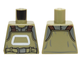 Torso SW Resistance Ground Crew Overalls, Work Belt and White Trapezoid Shape Pattern