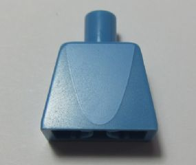 Torso Light Blue Parabola Shaped Center Panel Pattern (Shark Suit)