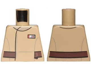 Torso SW Jacket with Resistance Army Lieutenant Rank Badge and Reddish Brown Belt Pattern