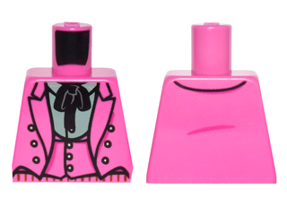 Torso Batman Suit Jacket with Vest, Sand Green Shirt with Collar and Black Tie Pattern