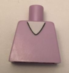 Torso V-Neck with White Undershirt Pattern