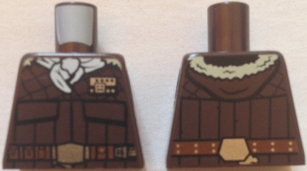 Torso SW Quilted Coat, White Bandana, Fur Hood, Reddish Brown Straight Belt Pattern