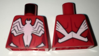 Torso Spider-Girl White Spider Wraparound Pattern