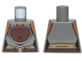 Torso SW Ahsoka Vest Top with Dark Brown Pattern