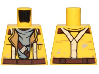 Torso SW Jacket with Suspenders and Gray Undershirt Pattern (Rowan)