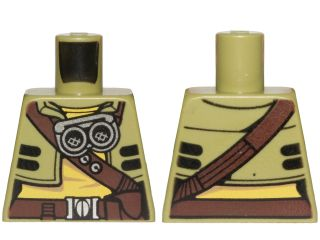 Torso SW Female Jacket with Brown Diagonal Belt and Goggles Pattern (Kordi)