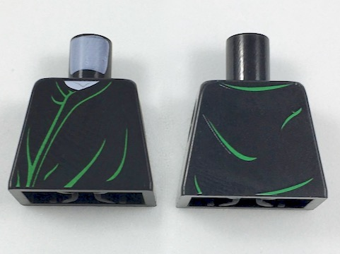 Torso Harry Potter Voldemort with Green Robe Lines Pattern