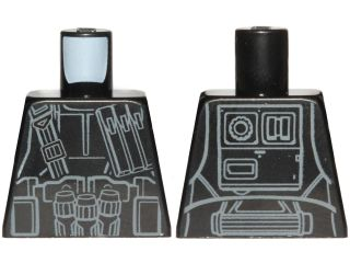 Torso SW Imperial Death Trooper Armor with Ammo Pouch, Grenades, and Diagonal Belt Pattern