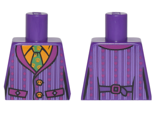 Torso Batman Striped Vest and Green Tie Pattern