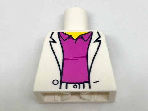 Torso Sport Jacket over Dark Pink Polo Shirt Pattern