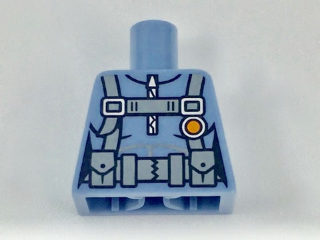 Torso Female Outline Scuba Suit with Utility Belt with 2 Pouches Pattern