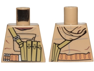 Torso SW Hoodie Jacket with Large Central Pocket and Olive Green Pocket on Shoulder Strap Pattern (Resistance Trooper)