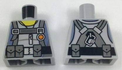 Torso Scuba Suit with Utility Belt with 3 Pouches Front, 2 Pouches Back Pattern