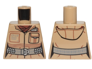 Torso Female SW Jacket with Pocket and Gray Utility Belt Pattern (Rose)