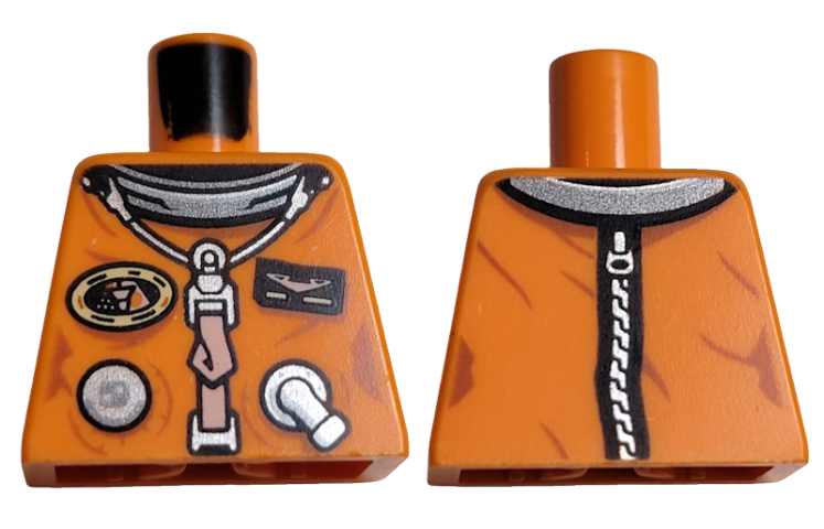 Torso Female Astronaut Spacesuit Pattern (Mae Jemison)