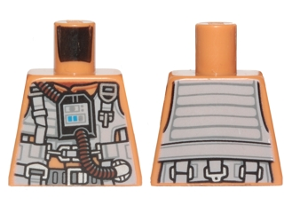 Torso SW Resistance Pilot Flight Suit with Straps and Brown Hose Pattern