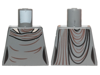 Torso SW Female Outline, Layered Dress Pattern (Vice Admiral Holdo)