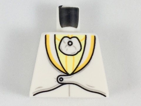 Torso Tuxedo with Light Yellow and Light Orange Trim Pattern