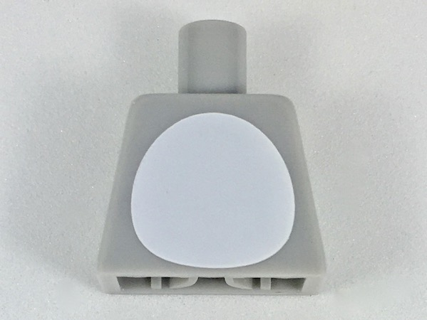 Torso with White Stomach Pattern