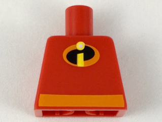 Torso Orange Belt and Incredibles Symbol Pattern (Dash Parr)