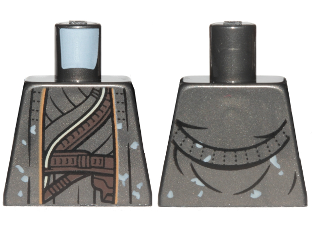 Torso SW Robe with Dark Brown Belts and Dirt Stains Pattern (Moloch)