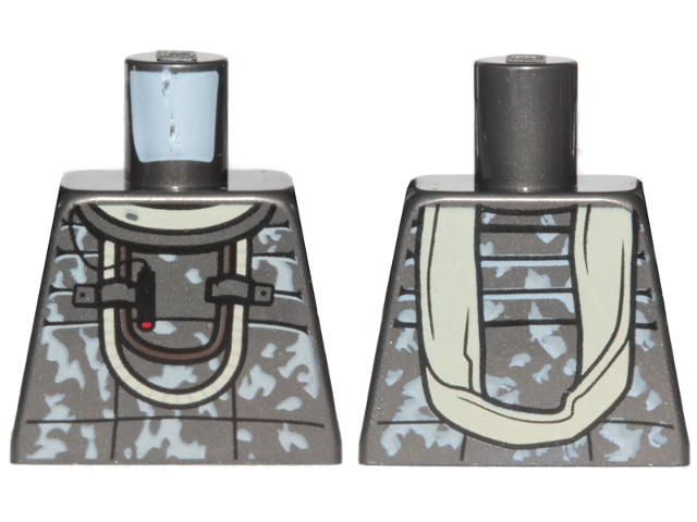 Torso SW Jacket with Front Panel, Warp on Back and Dirt Stains Pattern (Rebolt)