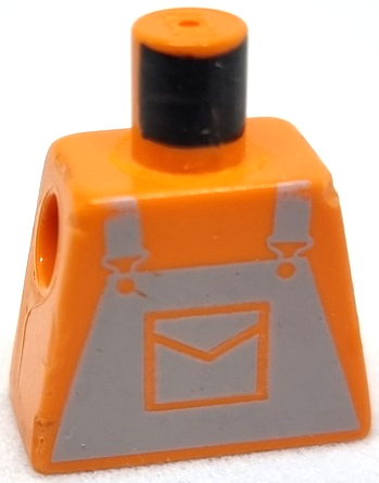 Torso Overalls Light Gray with Pocket Pattern