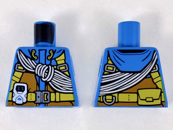 Torso Arctic Overalls (Parka) with Safety Rope Pattern