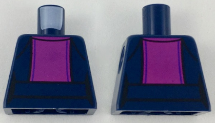 Torso Female Magenta Center Panel Pattern