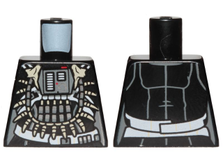 Torso Female SW Jumpsuit, Necklace with Fangs and Front Panel Pattern (Enfys Nest)