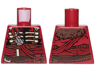 Torso SW Jumpsuit, Ribs and Red Rope Pattern (Weazel)