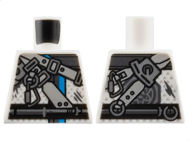 Torso Ninjago Belts and Carabiner on Ring Pattern