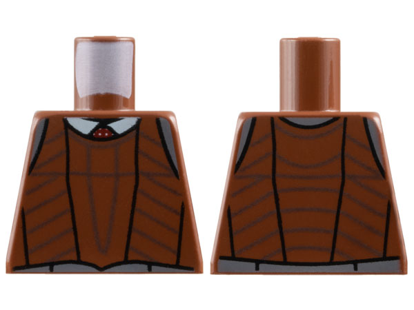 Torso Vest Protective over White Collar Pattern