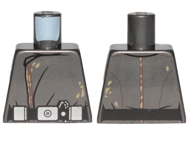 Torso SW Imperial Coat with Brown Trim and Tan Stains Pattern