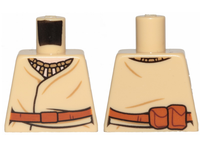 Torso SW Layered Shirt, Brown Belt and Buckle, Pouches on Reverse Pattern