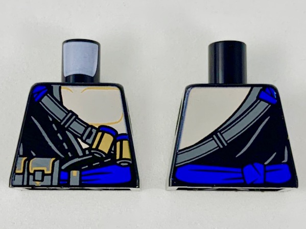 Torso Robe Open Left Chest, Shoulder Belt Pattern