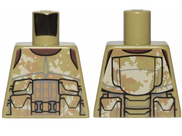 Torso SW Armor Camouflage Elite Corps Trooper Pattern 2