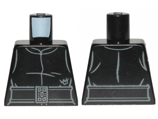 Torso SW Kylo Ren Tattered Robe Pattern