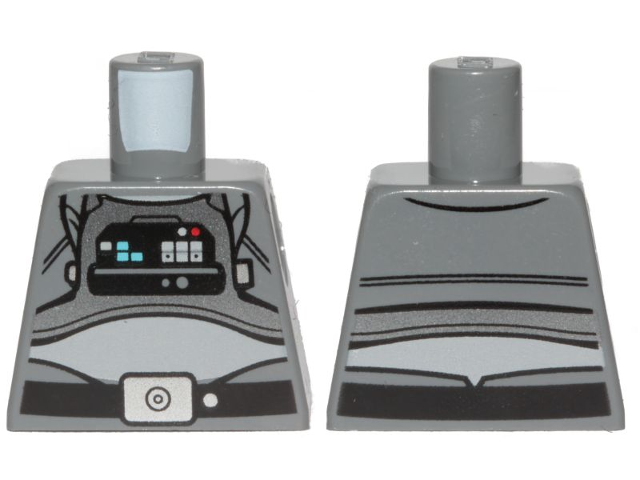 Torso SW Pilot with Pearl Dark Gray Vest and Black Front Panel Pattern