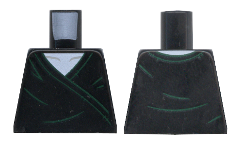Torso Harry Potter Voldemort with Dark Green Robe Lines and Back Print Pattern