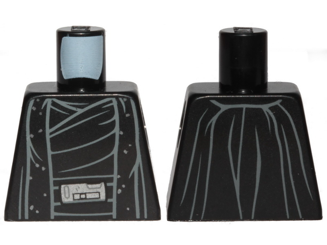 Torso SW Robe, Silver Dots and Buckle Pattern