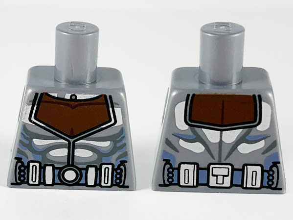 Torso Armor, Reddish Brown Chest Pattern