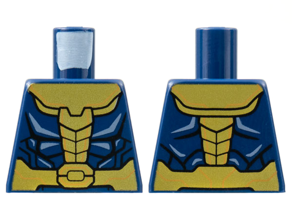 Torso Armor with Gold Trim Pattern