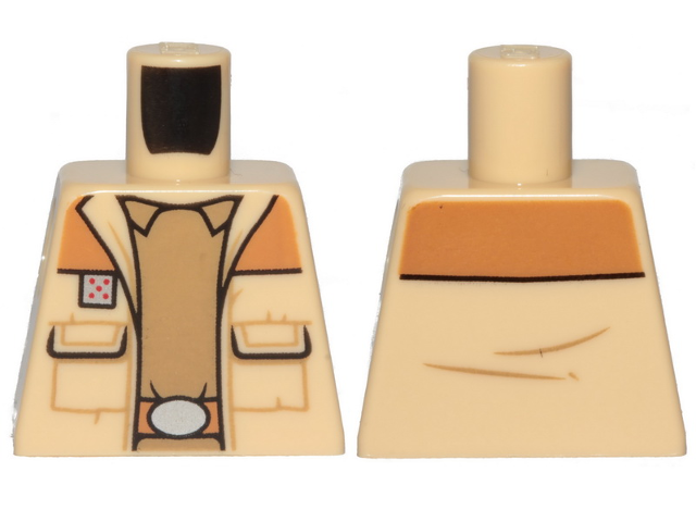 Torso SW Coat, Pockets, Red General Insignia and Dark Tan Shirt Pattern